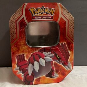 Pokémon Trading Card Game Metal Tin - Red Groudon Design